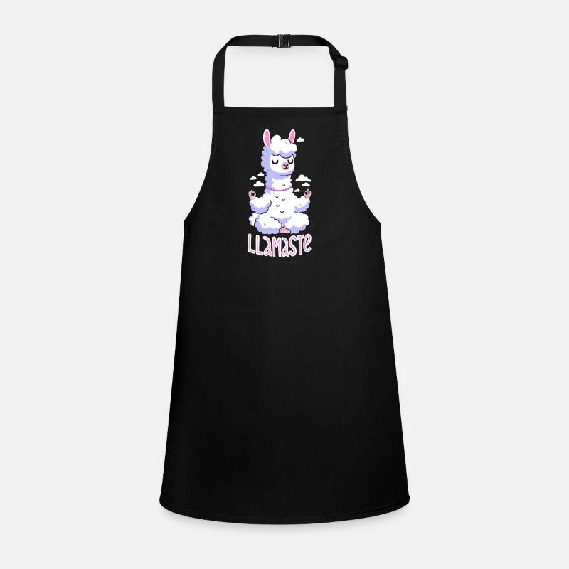 Lama meditates - Namaste! Children's Apron