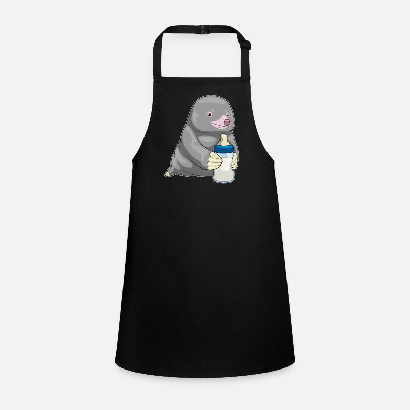 Mole Baby Bottle Milk Children's Apron