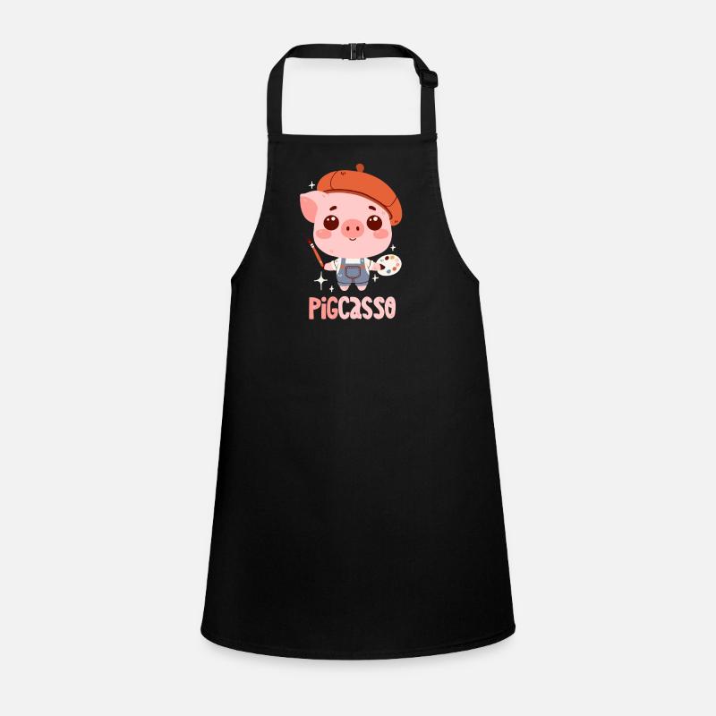 Artiste Cochon : Pigcasso Tablier Enfant