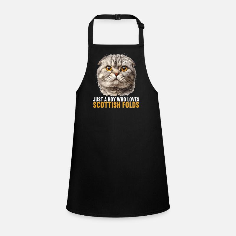 Scottish Fold Kätzchen Scottish Fold Katze Schürze für Kinder