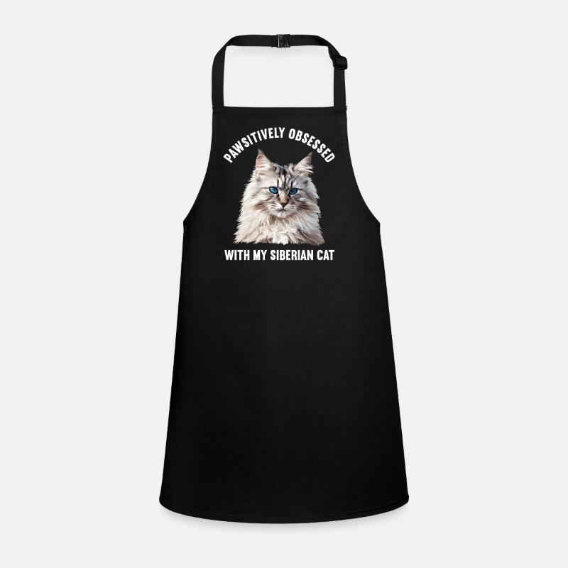 Siberian Cat Sibirische Katze Children's Apron