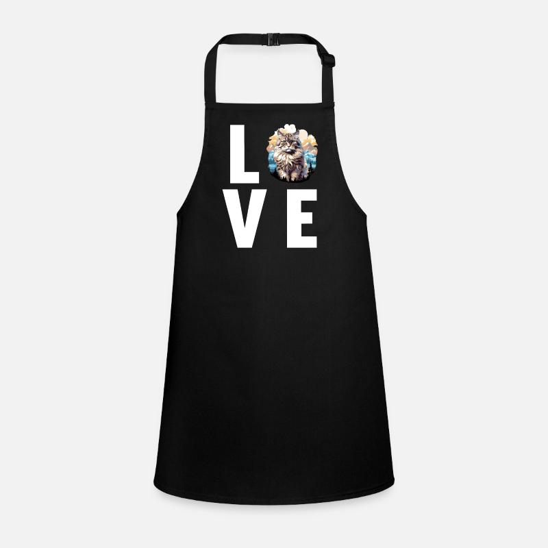 Siberian Cat Sibirische Katze Children's Apron