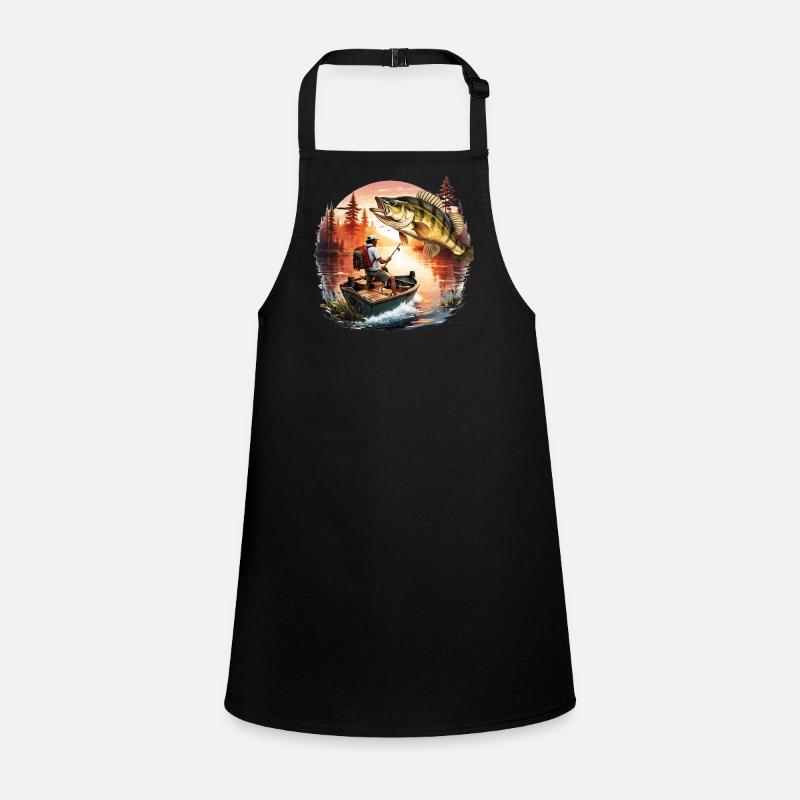 Poisson bar - Tablier Enfant - noir
