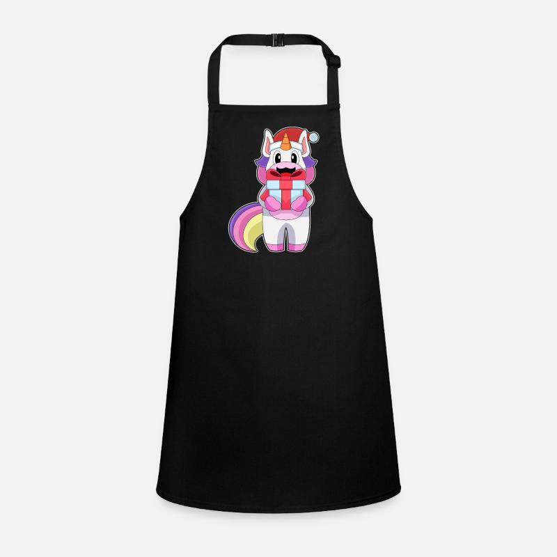 Unicorn Christmas Package Children's Apron