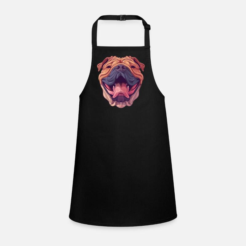 Shar-Pei | Cartoon Artwork Schürze für Kinder