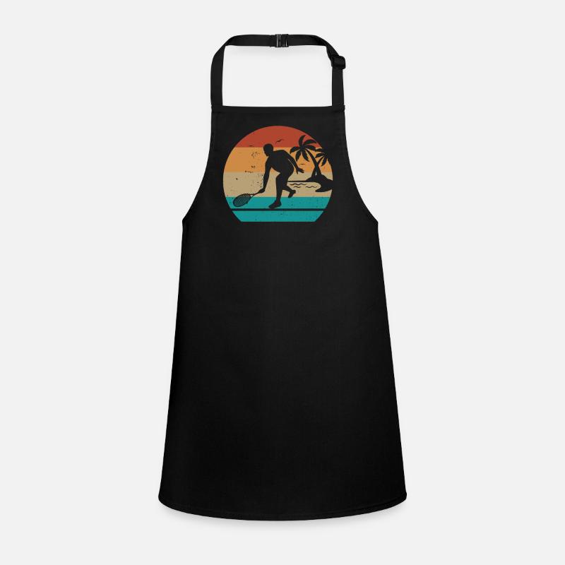Squash player silhouette Squash Game Squash Children's Apron