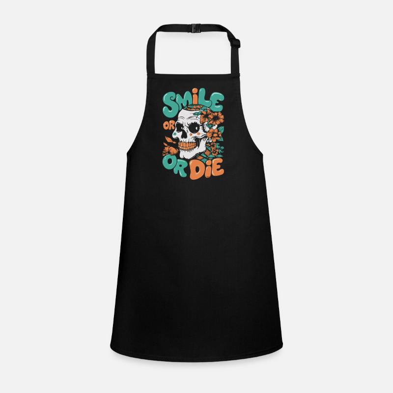 SMILE OR DIE Children's Apron