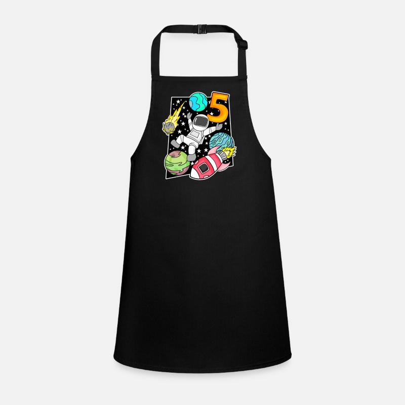 5th Birthday Boy Astronaut Rocket Children's Apron