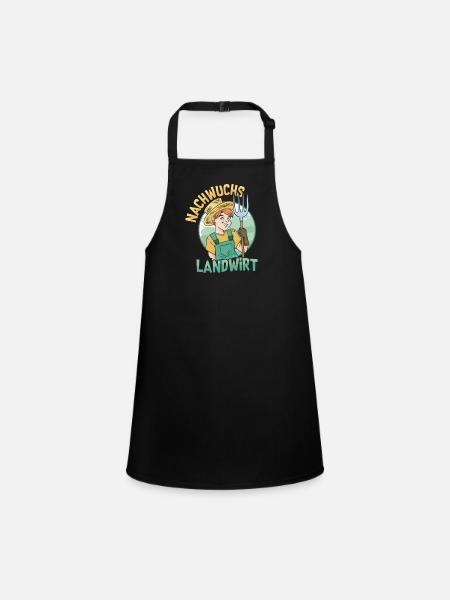 Jeune agriculteur agriculteur - Tablier Enfant - noir - Devant