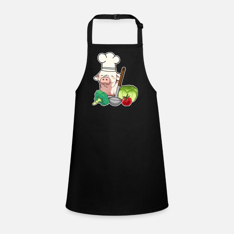 Pork, Vegetable, Vegetarian, Cook, Piglet Children's Apron