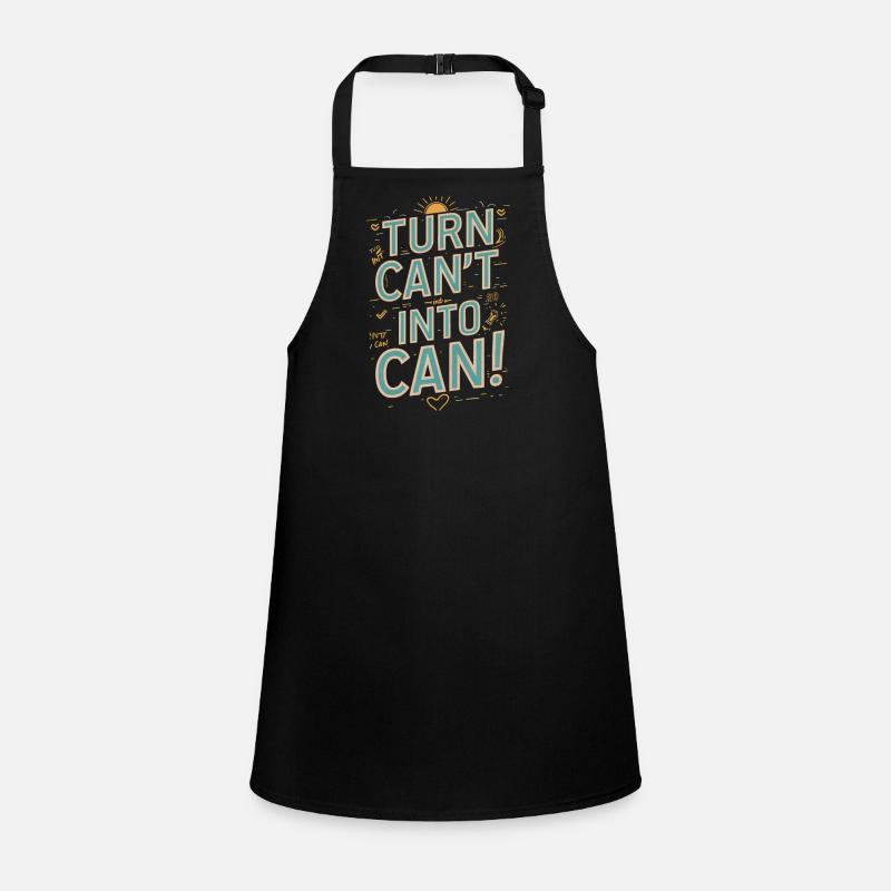 Transformez la canette en canette de motivation Tablier Enfant
