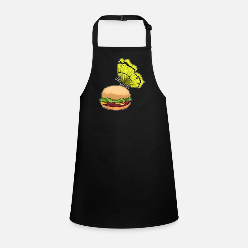 Butterfly Cheeseburger Children's Apron