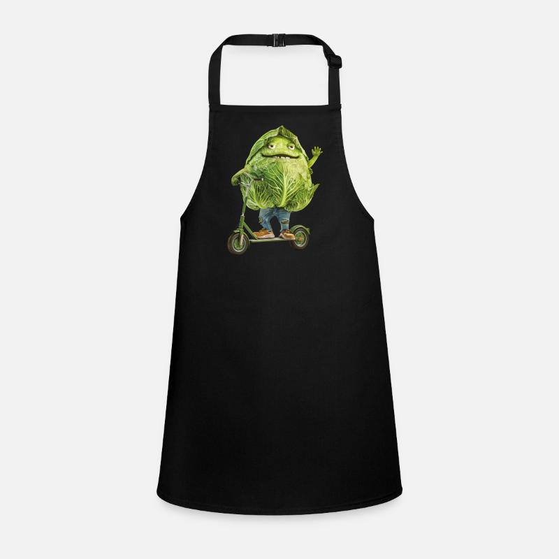 Cabbage Scooter Children's Apron
