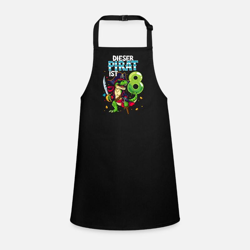 8th Birthday Pirates Children's Apron