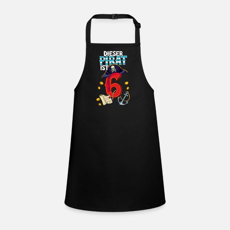 6e anniversaire Pirates Tablier Enfant