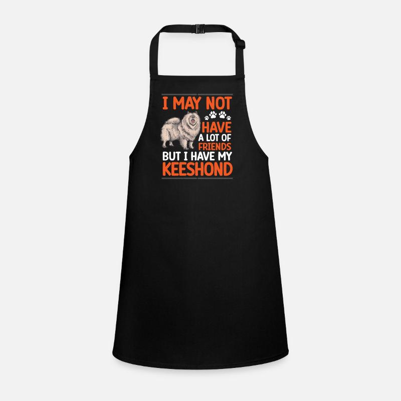 Wolfspitz is my friend Keeshond Children's Apron