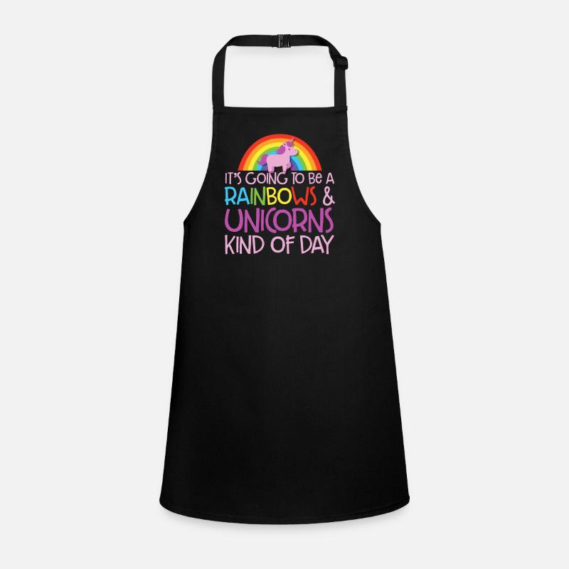 It's Going To Be A Rainbows And Unicorns Kind Cool Children's Apron