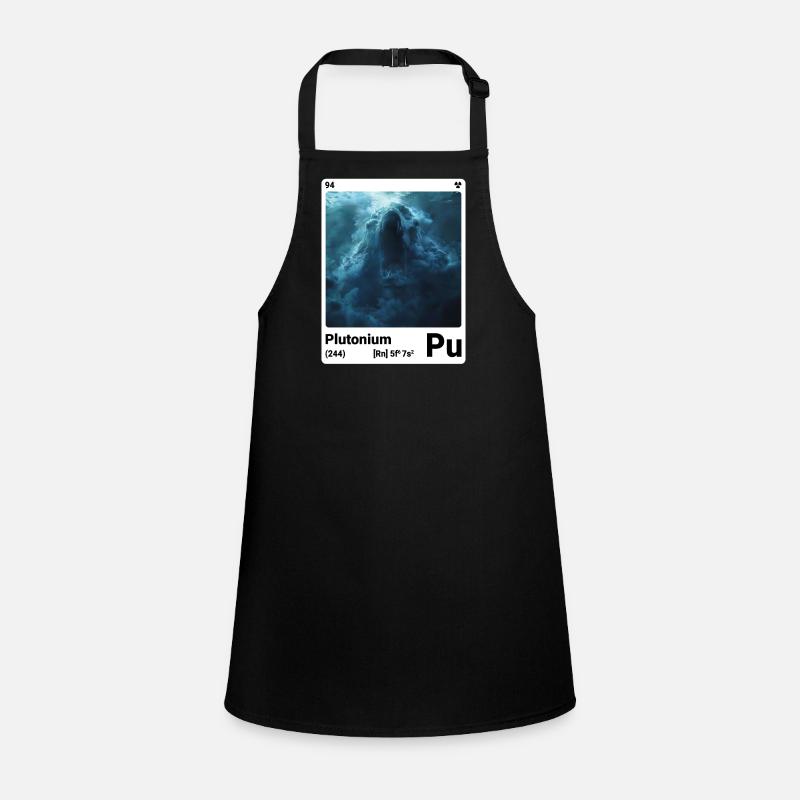 AI am Plutonium (at) Modezeitschrift nerdy Schürze für Kinder