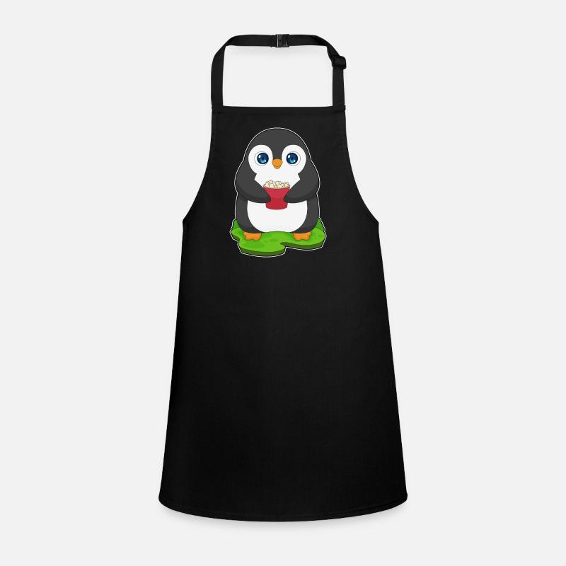 Pinguin Popcorn Schürze für Kinder