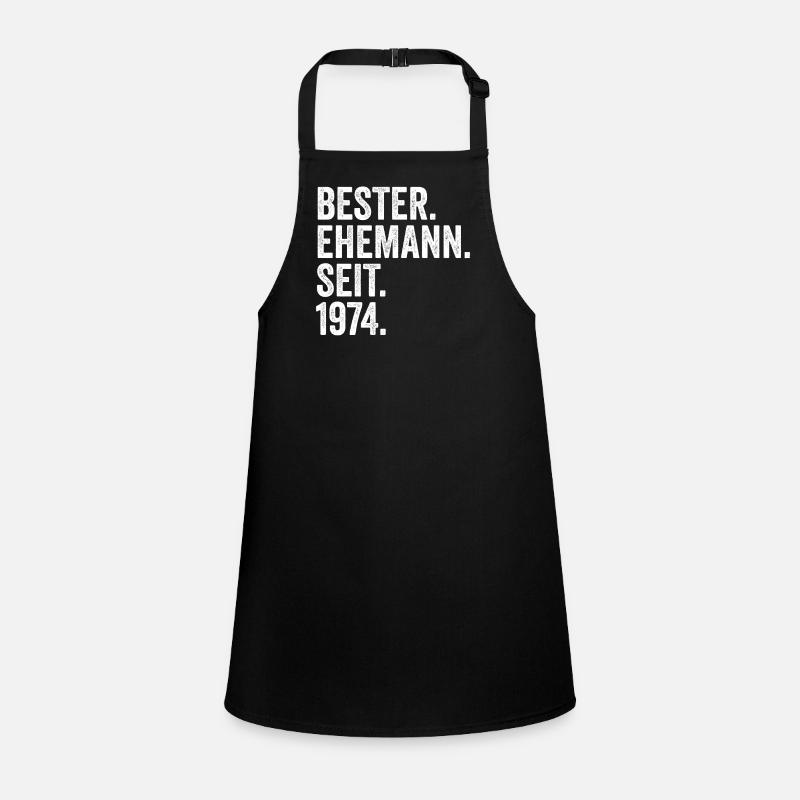 Valentinstag Bester Ehemann Seit 1974 Schürze für Kinder