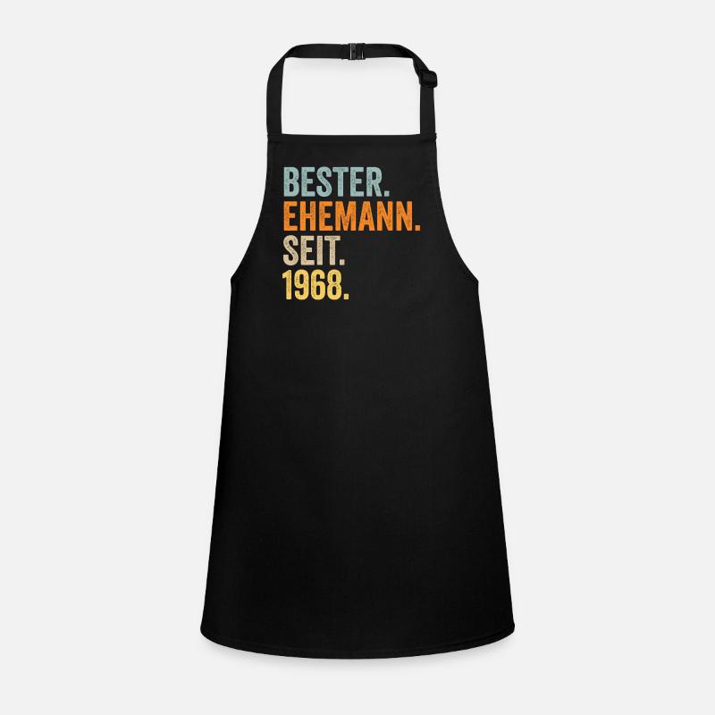 Valentinstag Bester Ehemann Seit 1968 Schürze für Kinder