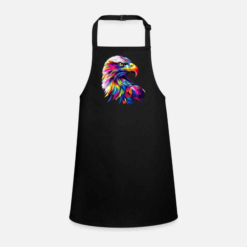 Eagle Pop Art Bright Colors Golden Eagle White-tailed Eagle Children's Apron
