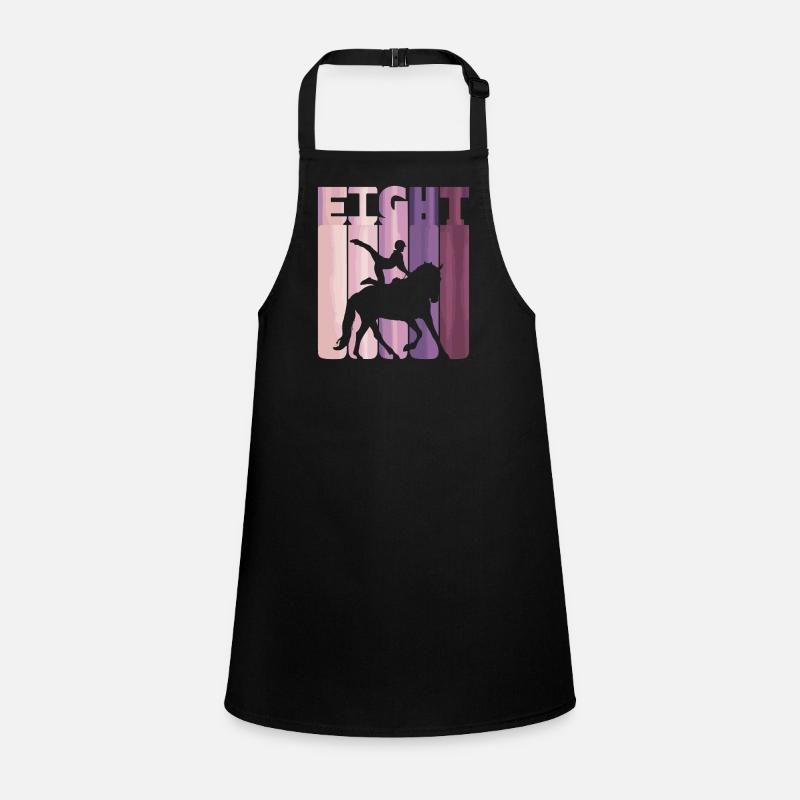 Aime le cadeau de voltige à cheval Tablier Enfant