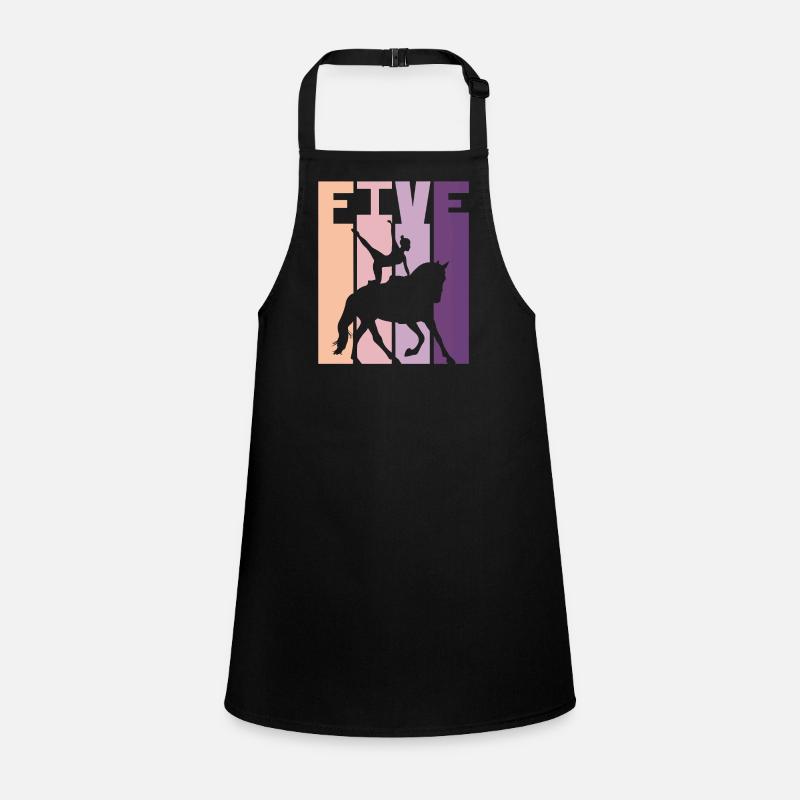 Aime le cadeau de voltige à cheval Tablier Enfant