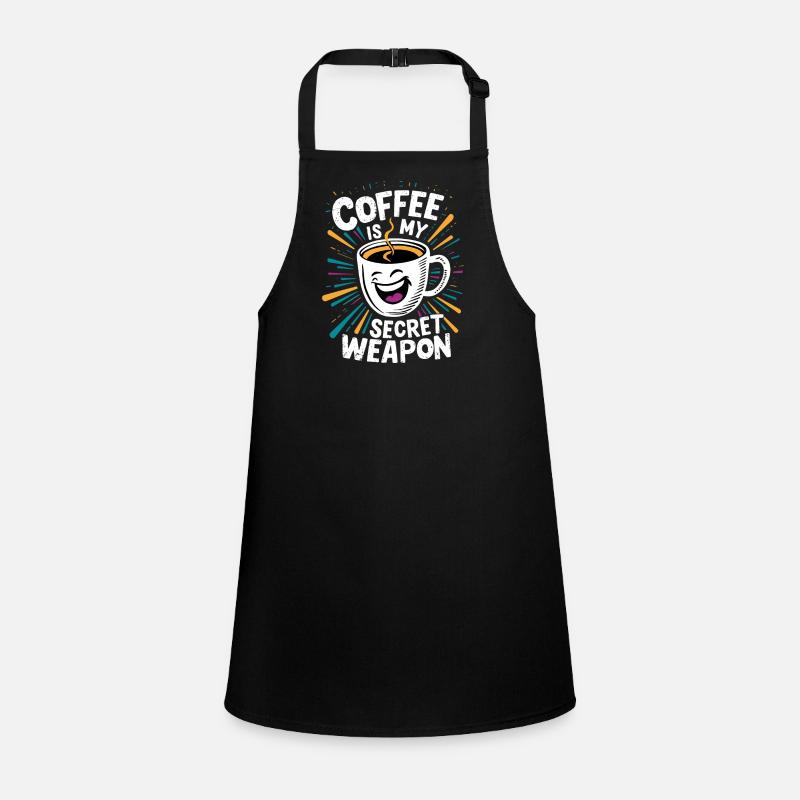 Drôle de tasse à café disant Tablier Enfant