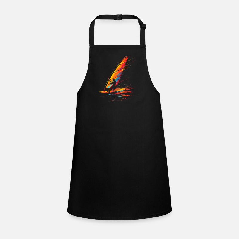 Windsurfing 90s Look Children's Apron