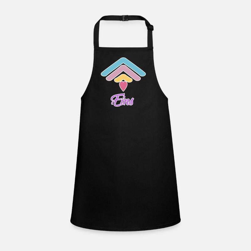 Motif de bébé arc-en-ciel 1er anniversaire Tablier Enfant