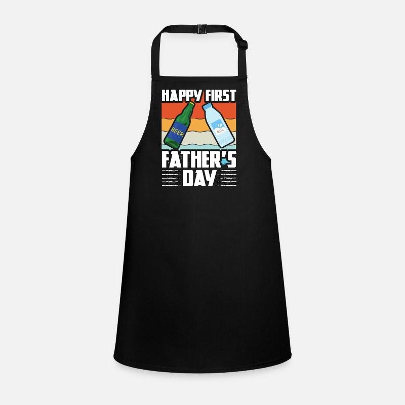 Happy First Father's Day Children's Apron