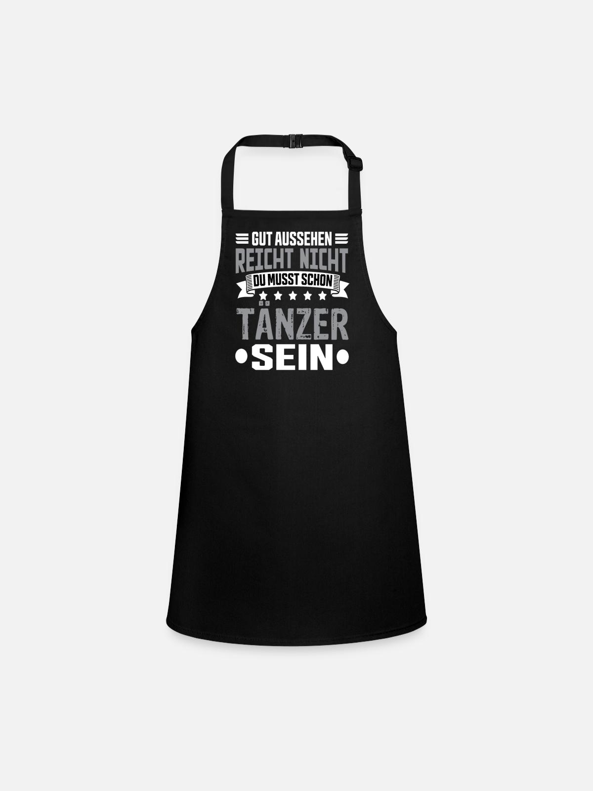 Dancer - Children's Apron - black - Front