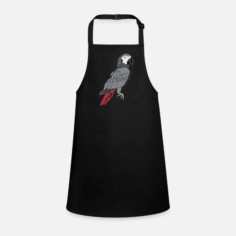 African grey parrots Children's Apron