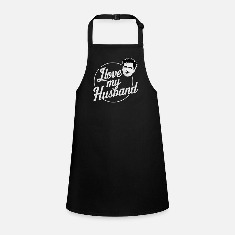 I LOVE MY HUSBAND Children's Apron