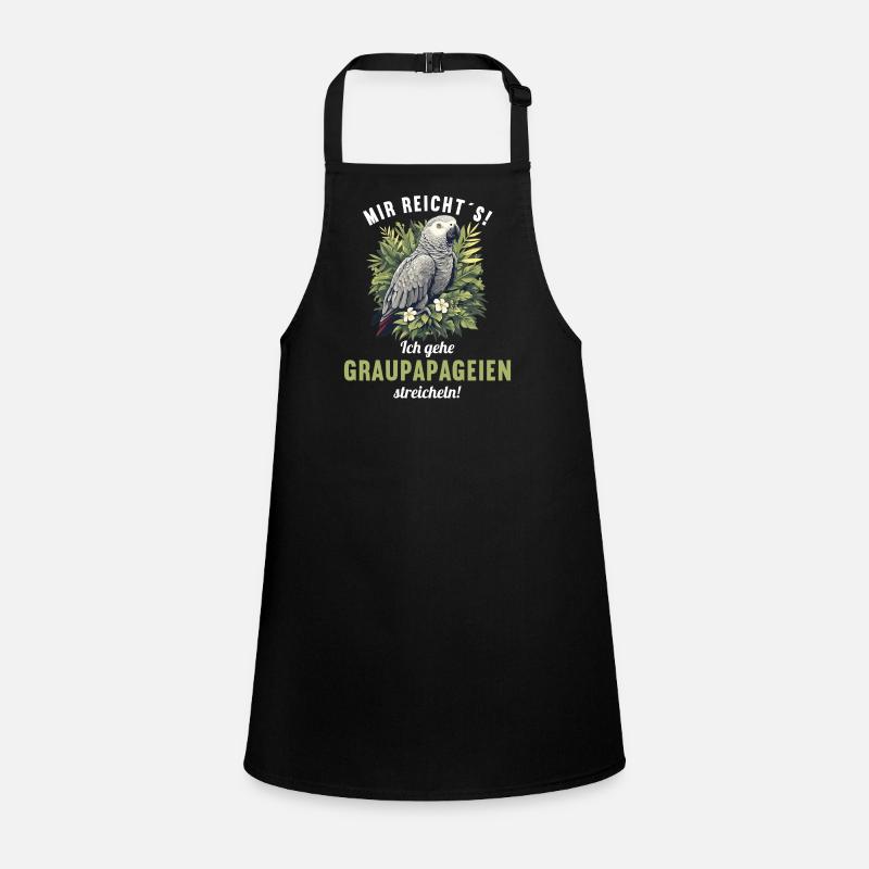 African grey parrots Children's Apron