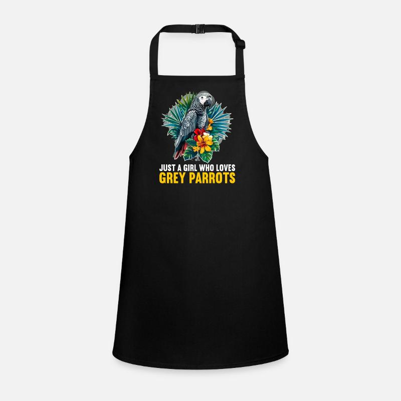 African grey parrots Children's Apron