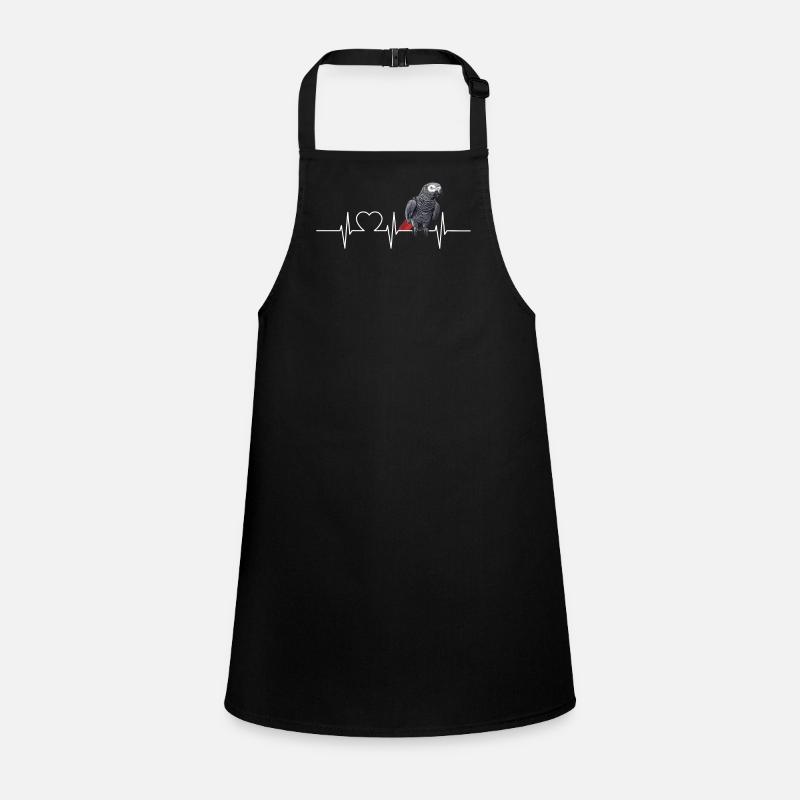 African grey parrots Children's Apron