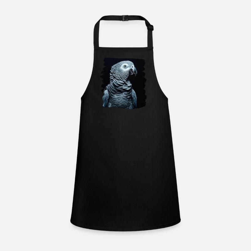African grey parrots Children's Apron