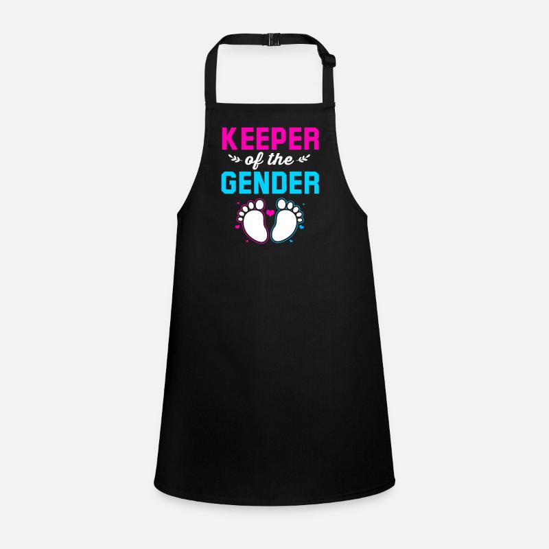 Gender Reveal Babyshower Schürze für Kinder