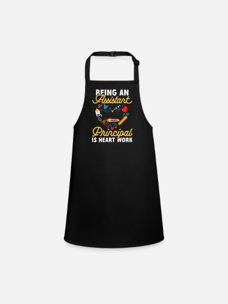 Deputy Principal - Children's Apron - black - Front