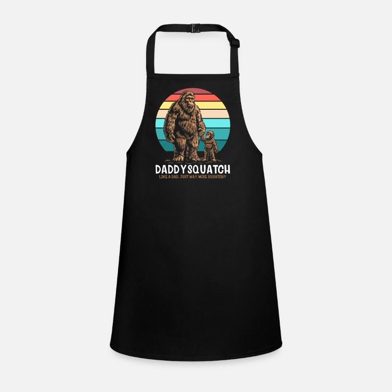 Daddy Squatch Like A Regular Dad Children's Apron