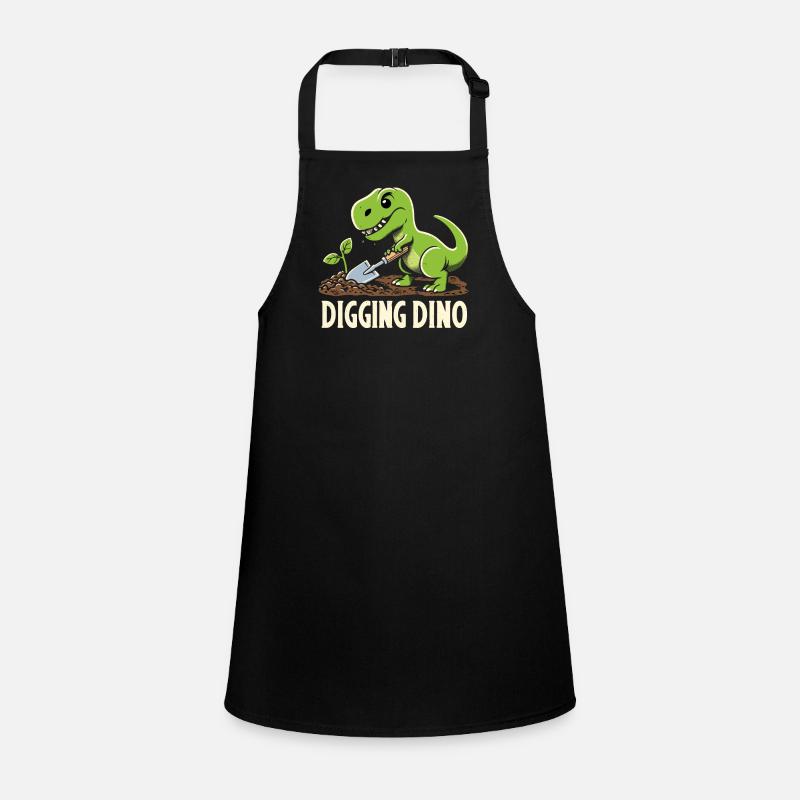 Bonsai Master T-Rex Dinosaur Gardening for Children's Apron