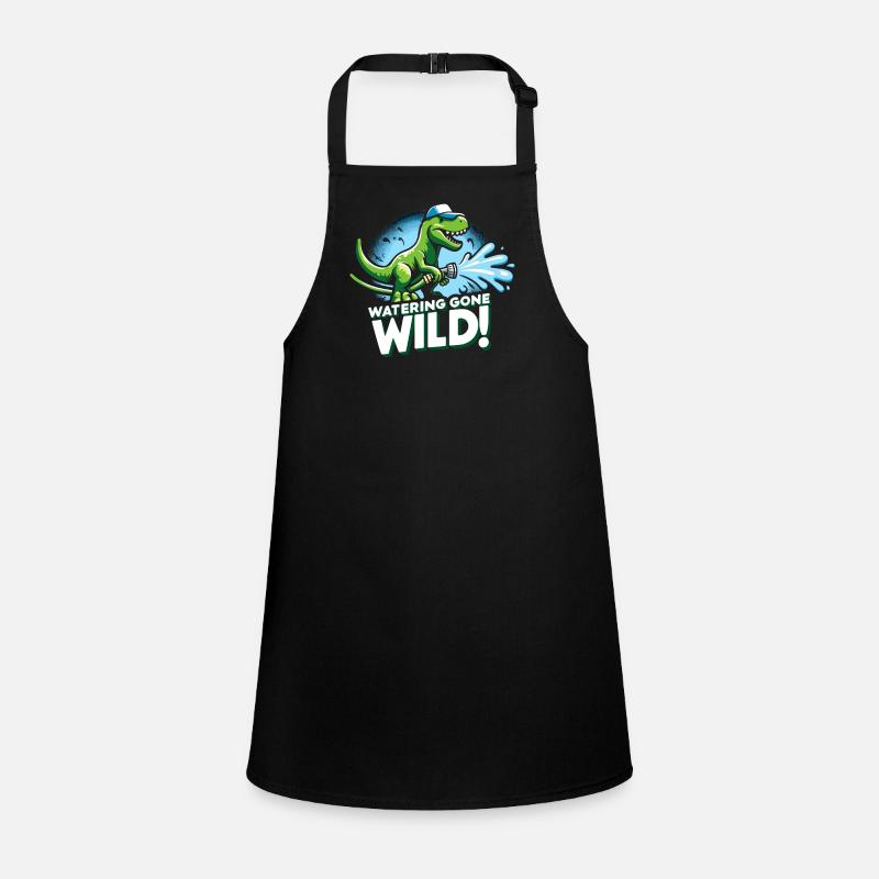 Bonsai Master T-Rex Dinosaur Gardening for Children's Apron