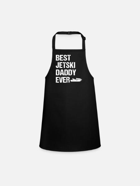 Best jetski Daddy Ever - Jetski Racing Jetski Dadd - Schürze für Kinder - Schwarz - Vorne