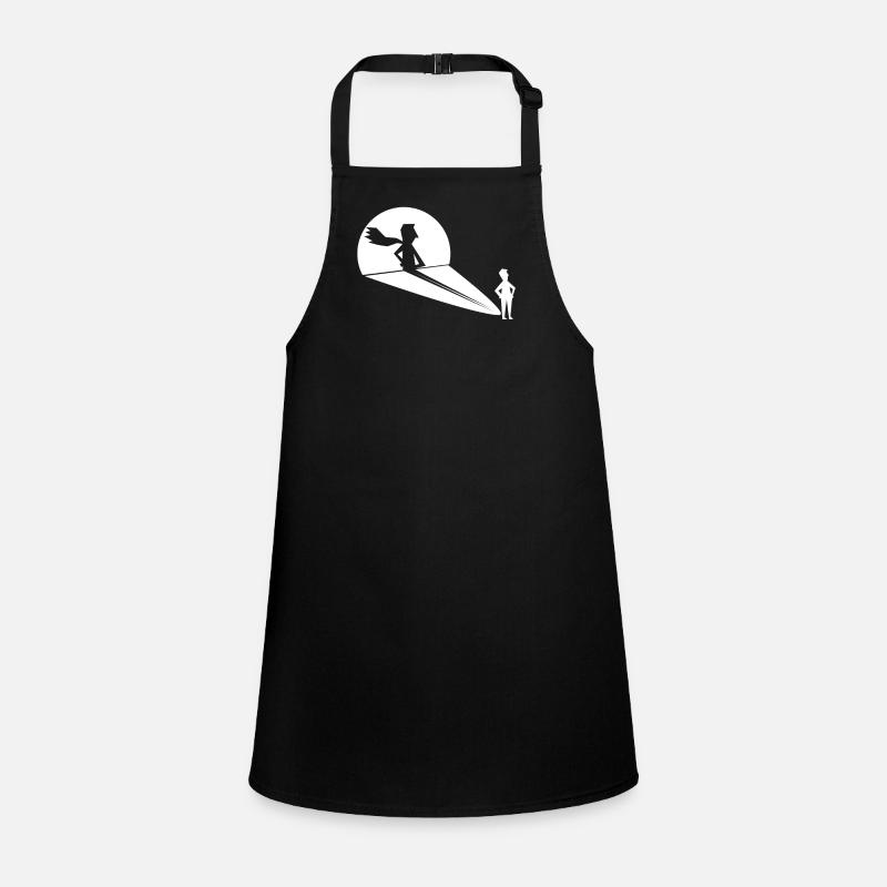 Schattenfigur Superheld Projektion Schürze für Kinder