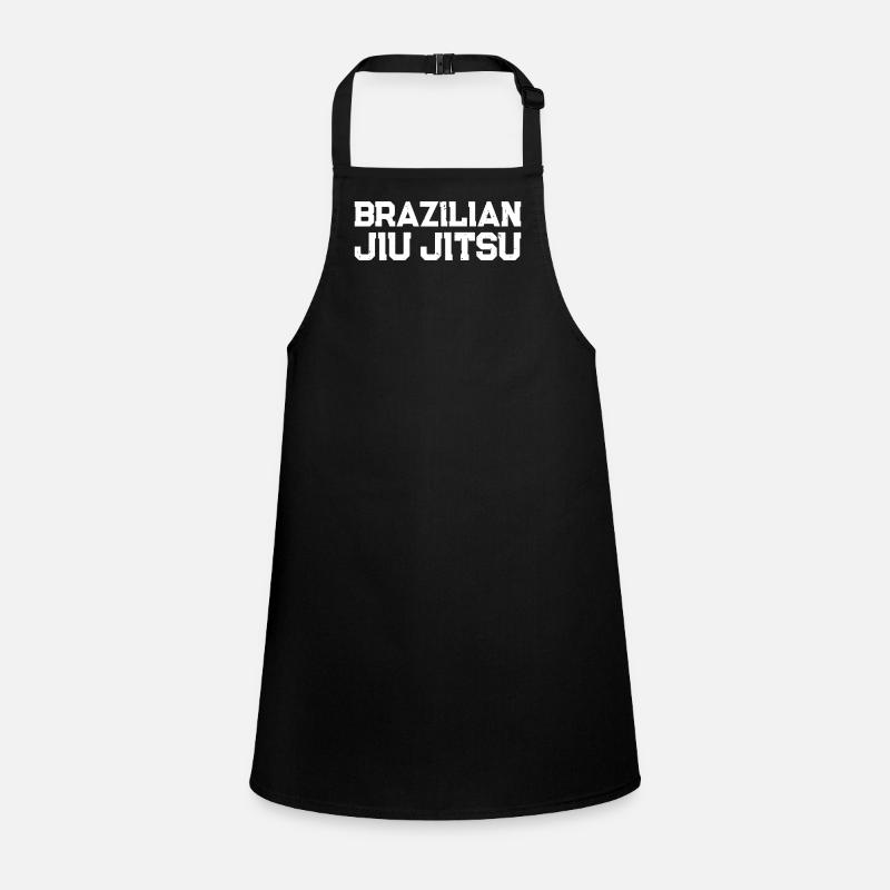 Jiu Jitsu Brésilien Combattant Jiu Jitsu Brésilien Tablier Enfant