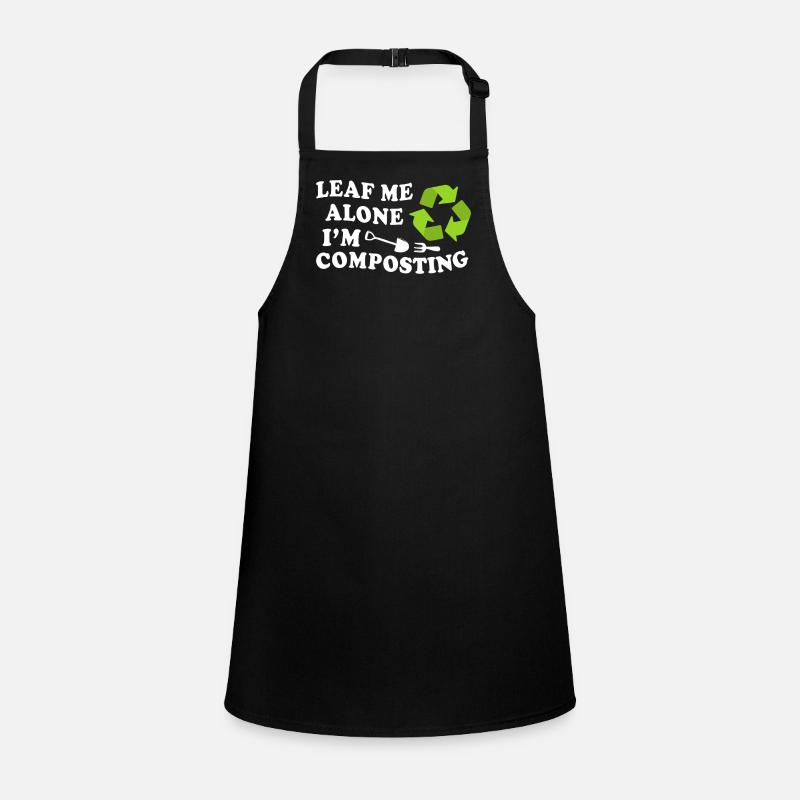 Leaf Me Alone Je composte Tablier Enfant