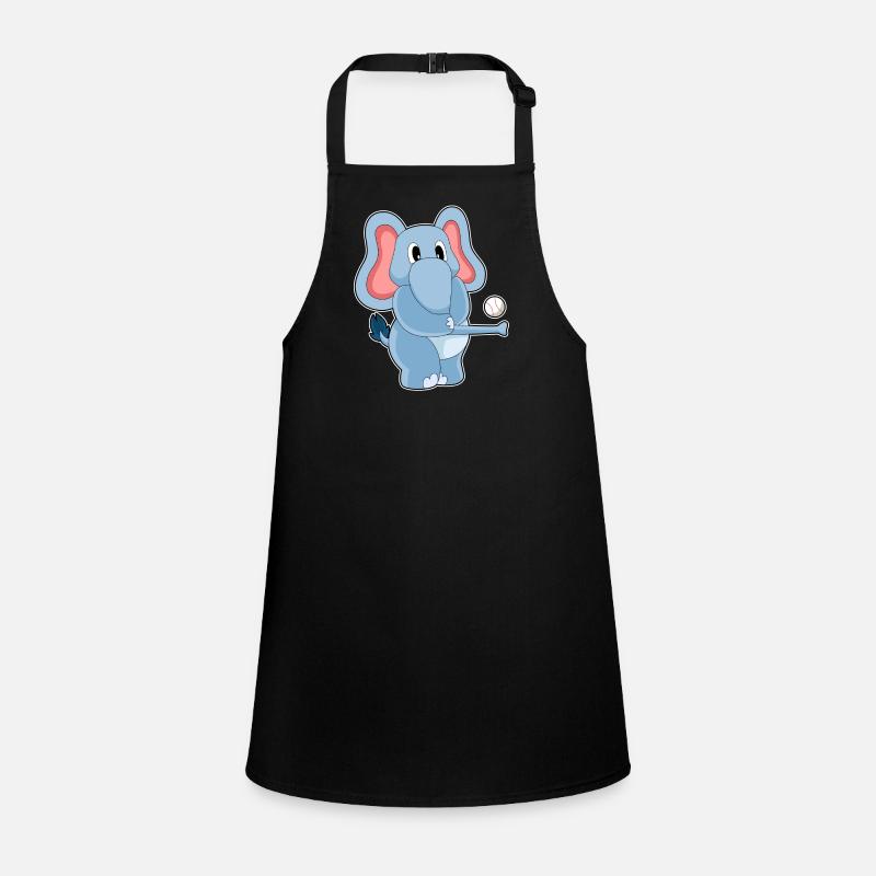 Elephant Baseball Tablier Enfant