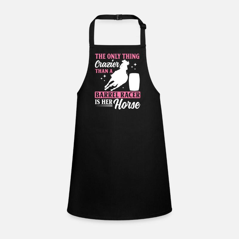 Rodeo Barrel Racing Horse Children's Apron
